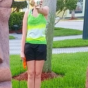 Green Gradient Nike Tank Top